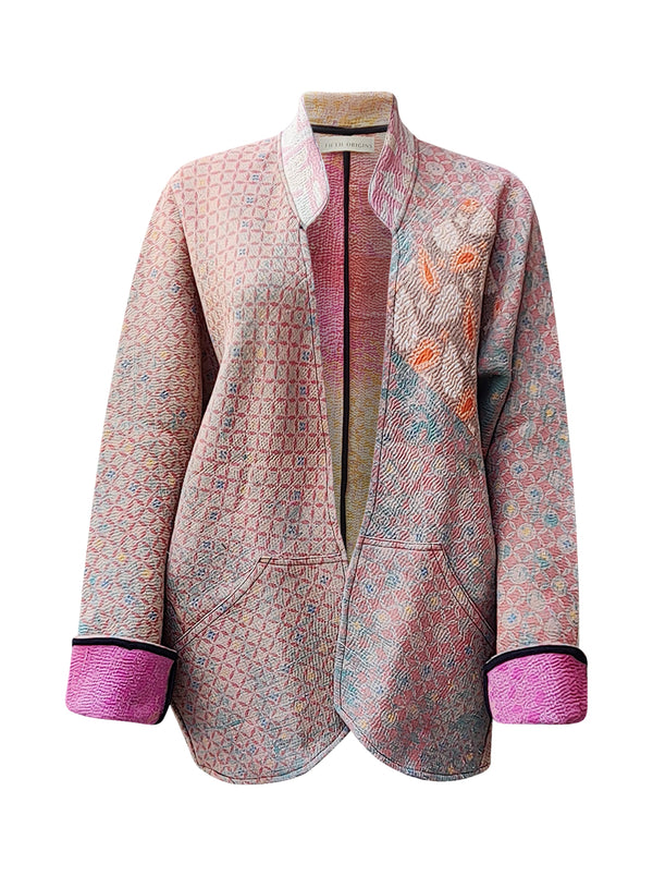 kantha vintage short jacket hegini
