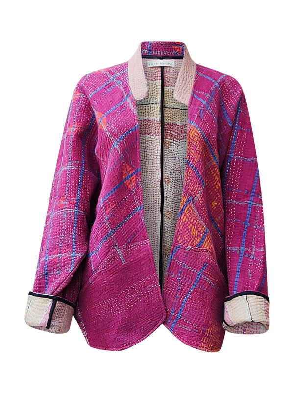 kantha vintage short jacket ushka
