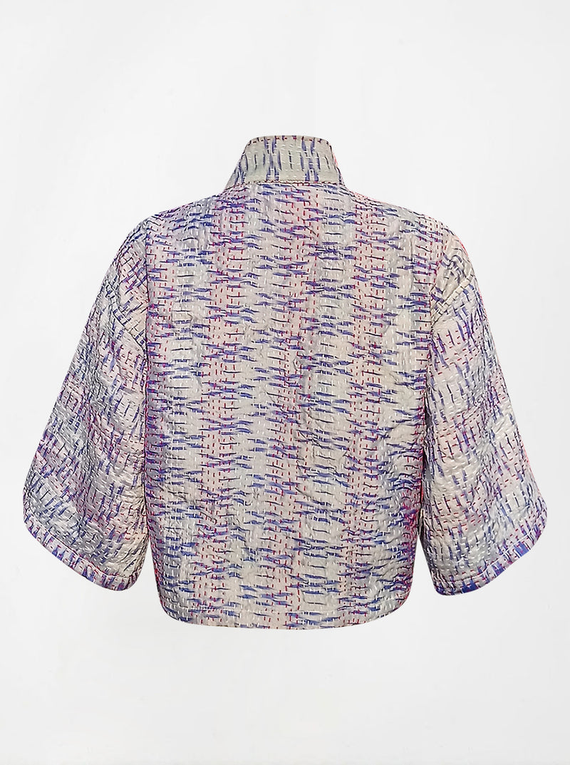 kantha vintage silk bolero pinky (holi)