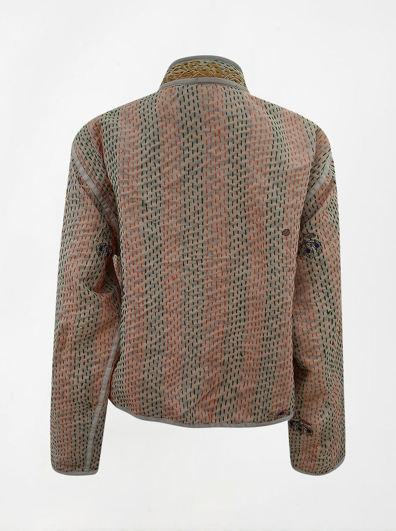 kantha vintage crop jacket meera (resha)