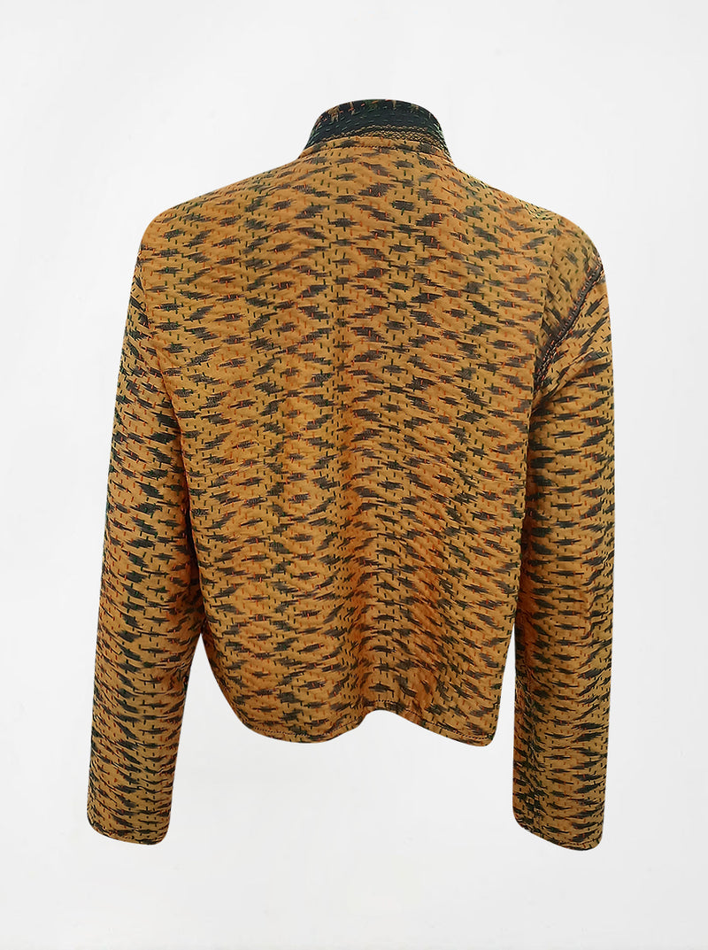 kantha vintage crop jacket meera (resha)