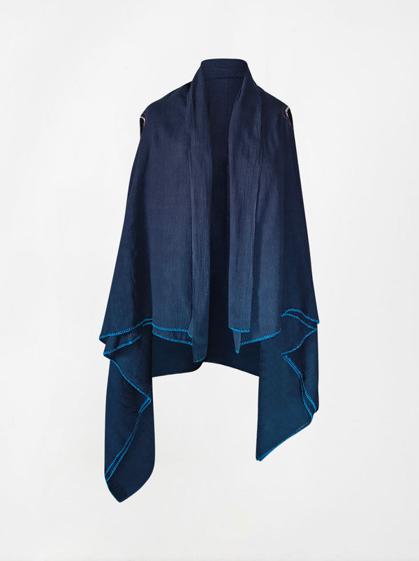 cape infinity duo kala organic cotton blue (double layer)