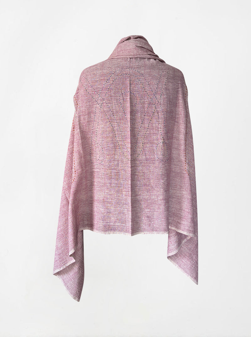 cape infinity duo kala organic cotton blush pink (single layer)