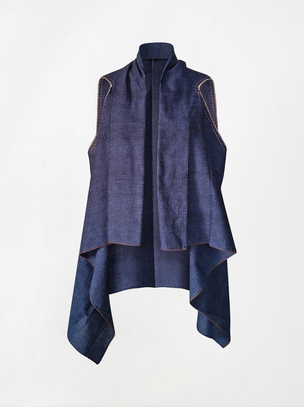 cape infinity duo kala organic cotton blue (single layer)