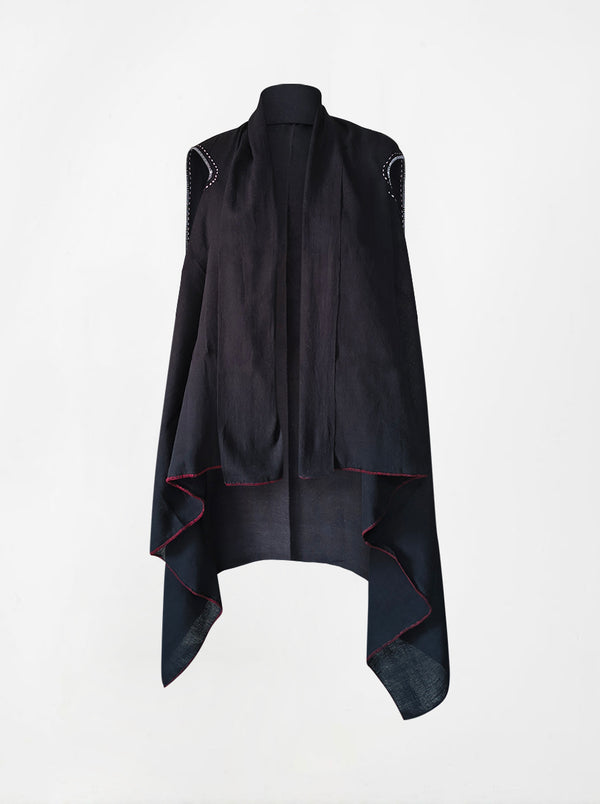 cape infinity duo kala organic cotton black (single layer)