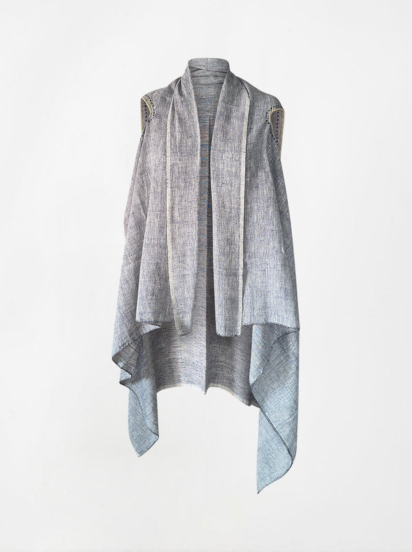 cape infinity duo kala organic cotton silver (single layer)