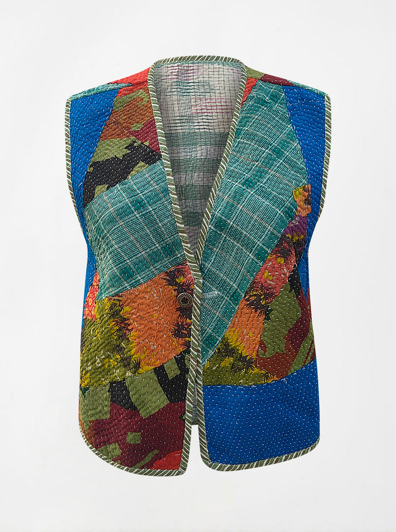kantha vintage gillet eva (holi)