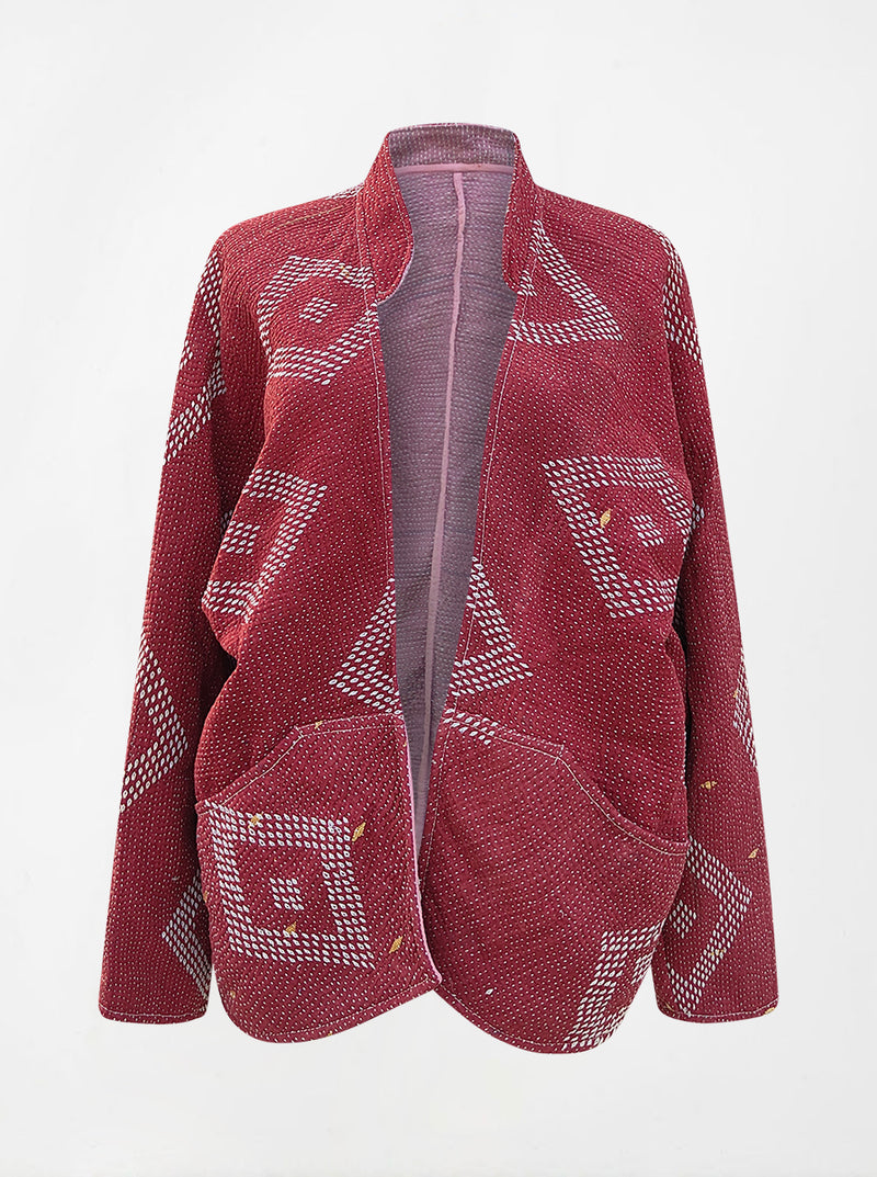 kantha vintage short jacket  noyonika (holi)