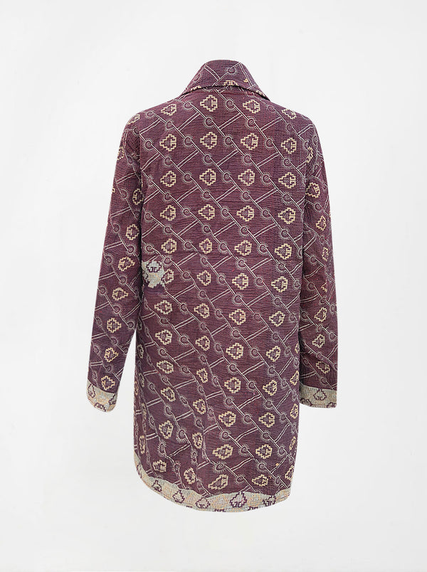 kantha vintage dress coat short megha sample (holi)