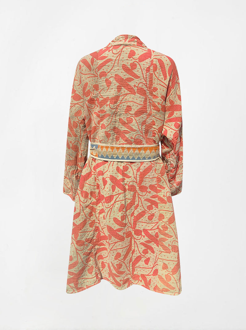 kantha vintage dress coat long parul (holi)