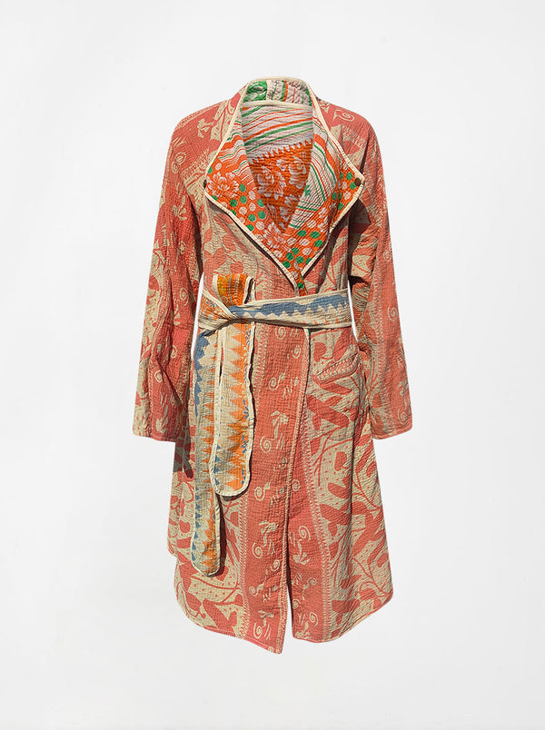 kantha vintage dress coat long parul (holi)