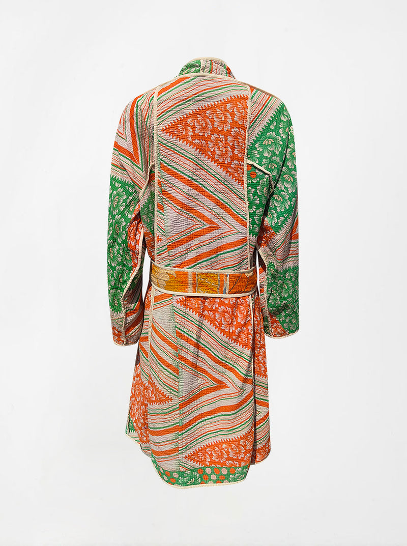 kantha vintage dress coat long parul (holi)