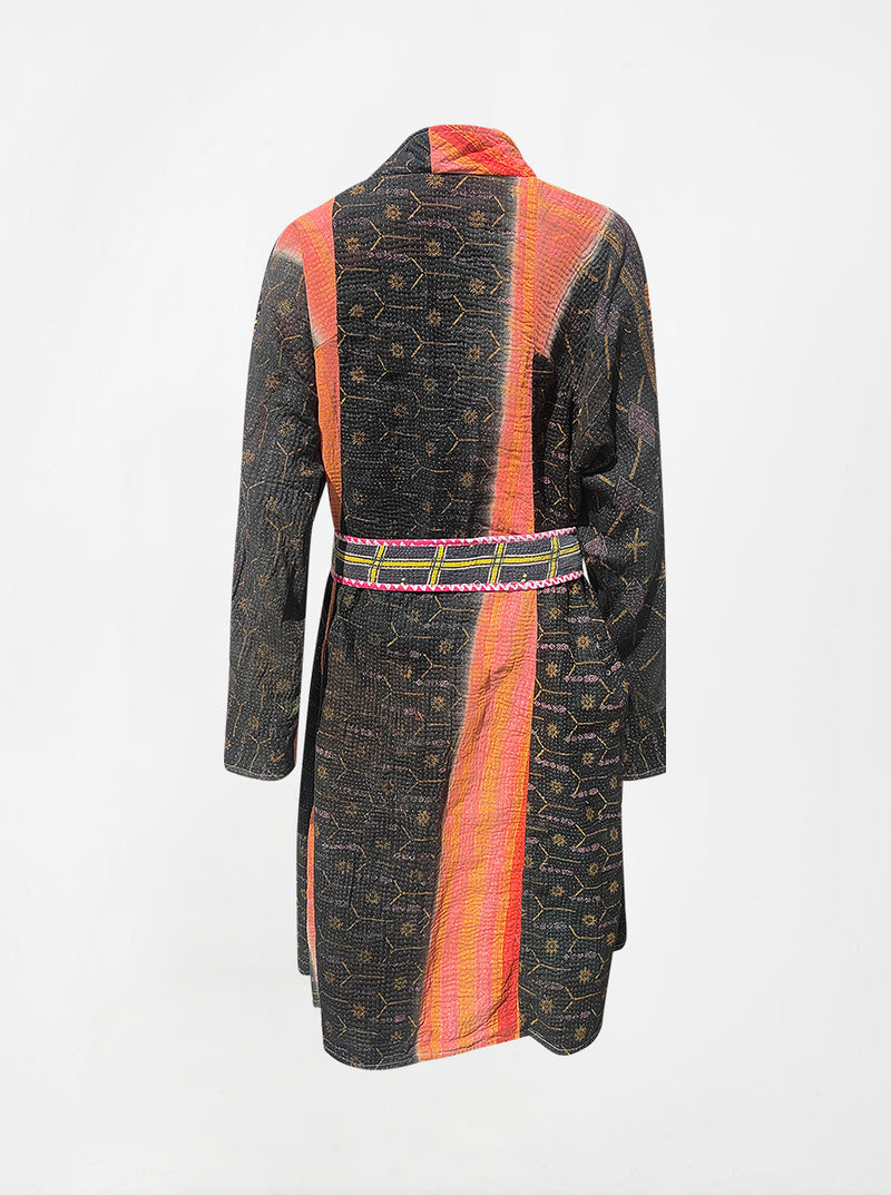 kantha vintage dress coat long laxmi (holi)