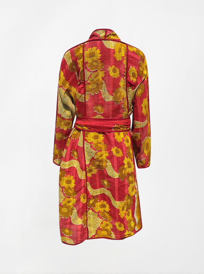 kantha vintage dress coat long manjushri (holi)