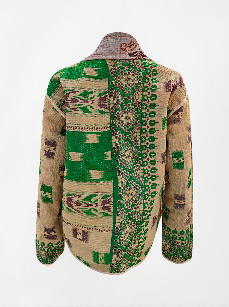 kantha reversible collar jacket shanaya (butterfly)