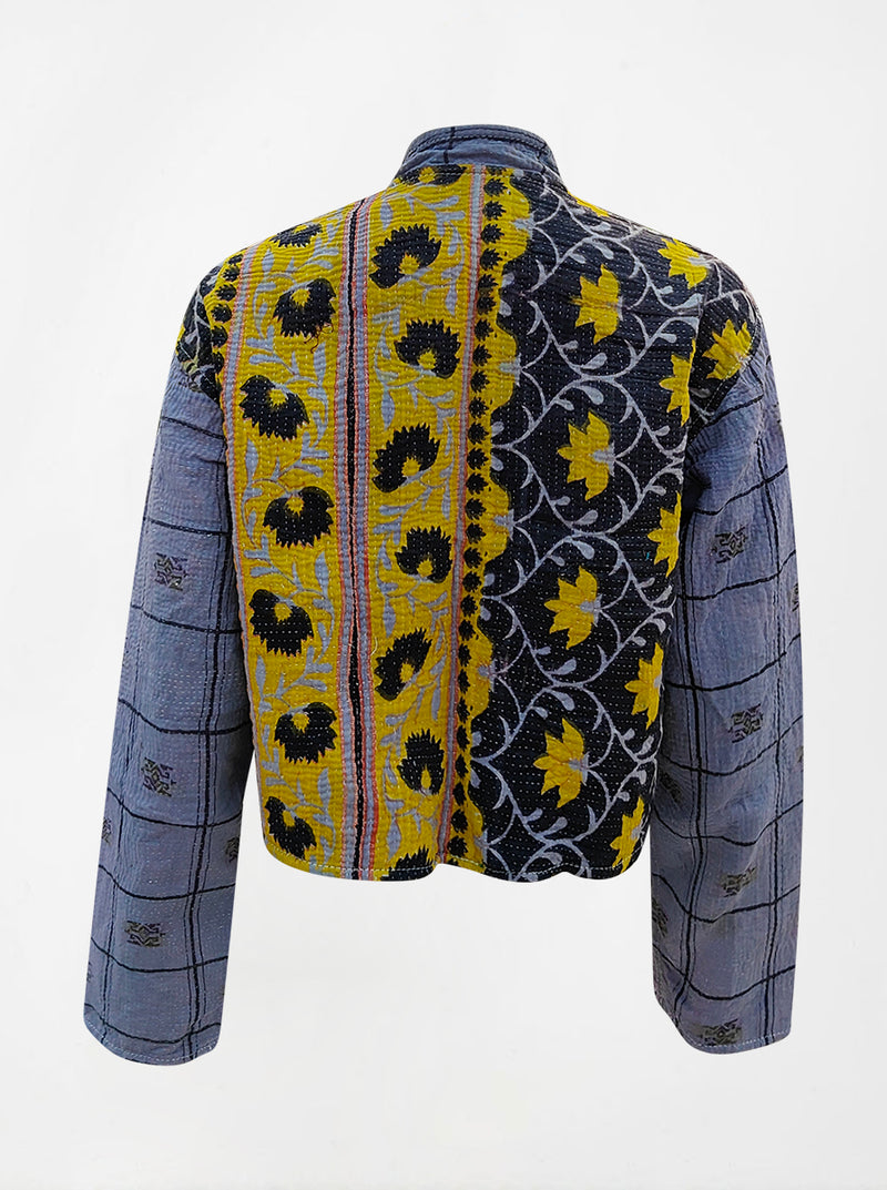 kantha vintage crop jacket veera (butterfly)