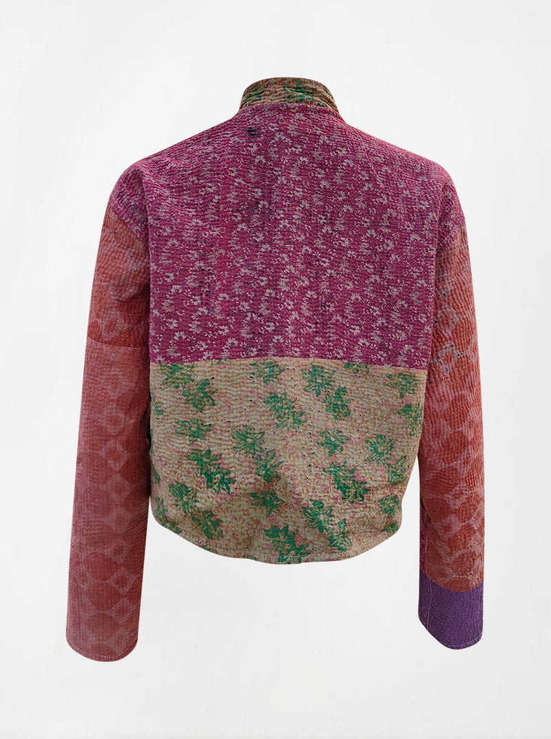 kantha vintage crop jacket suna (butterfly)