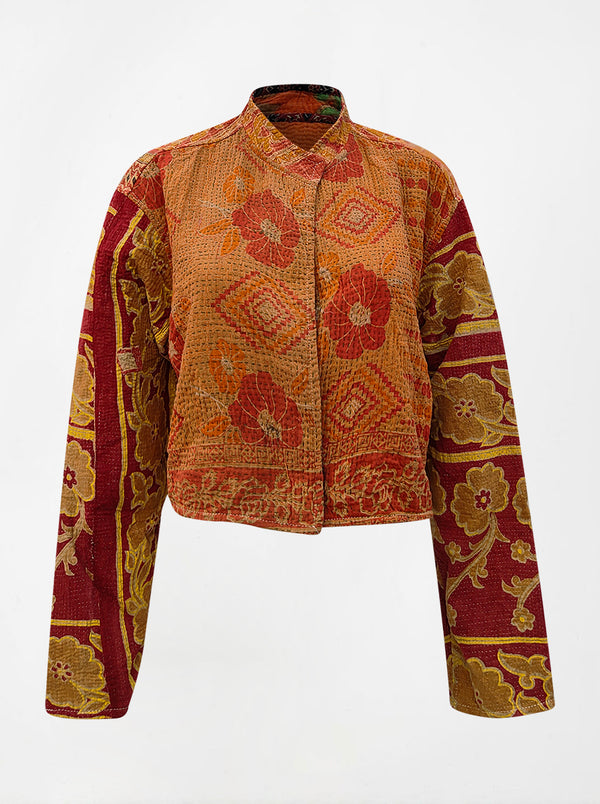 kantha vintage crop jacket shama (butterfly)