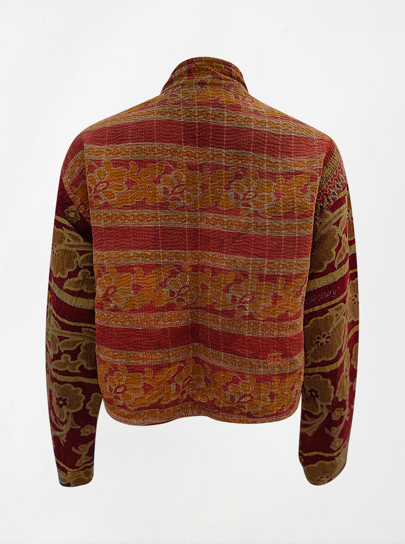 kantha vintage crop jacket shama (butterfly)