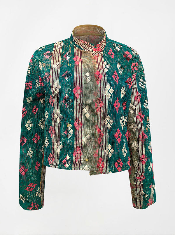 kantha vintage crop jacket monika (butterfly)
