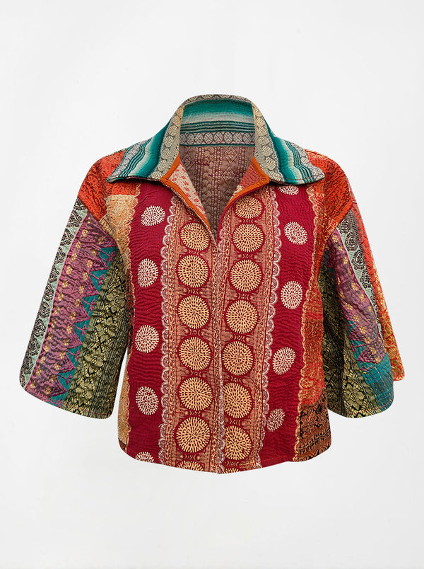 kantha vintage bolero leela (zari)