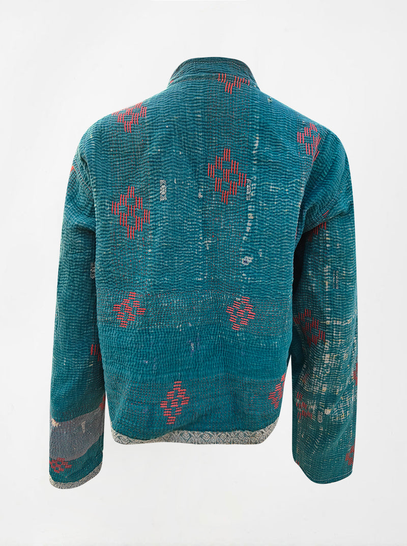 kantha vintage crop jacket lakheri (butterfly)