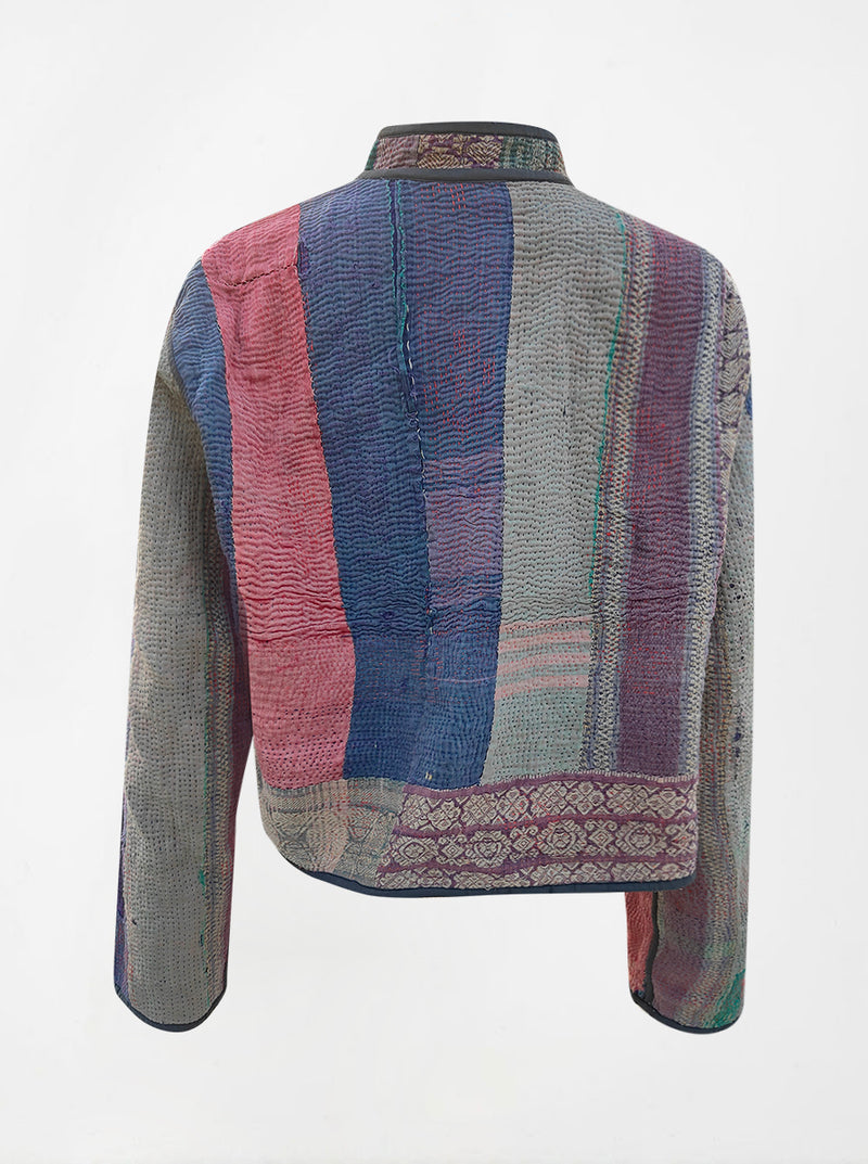 kantha vintage crop jacket lakheri (butterfly)