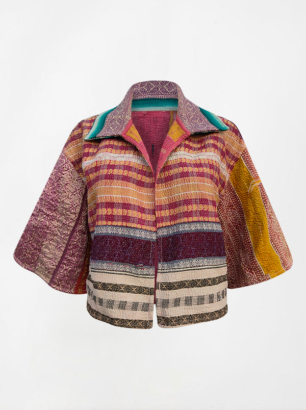 kantha vintage bolero gauri (zari)