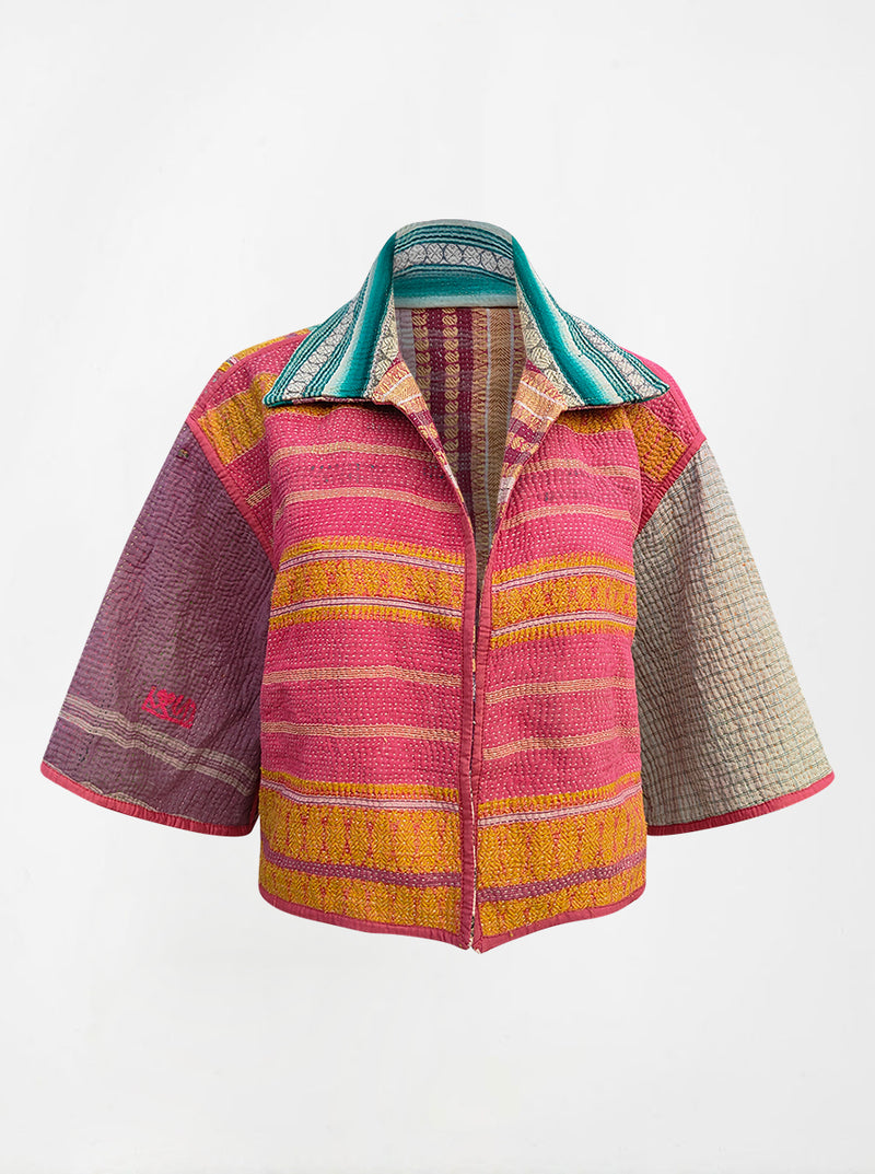 kantha vintage bolero gauri (zari)