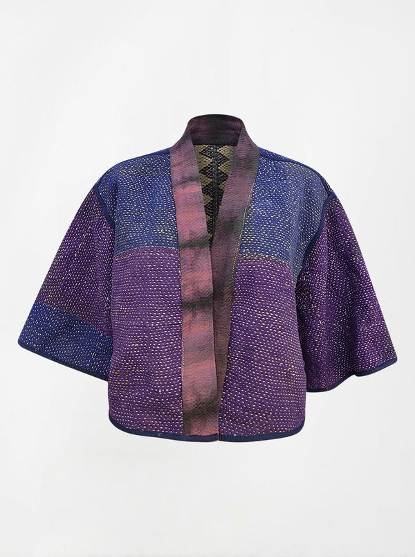 kantha vintage bolero neela (butterfly)