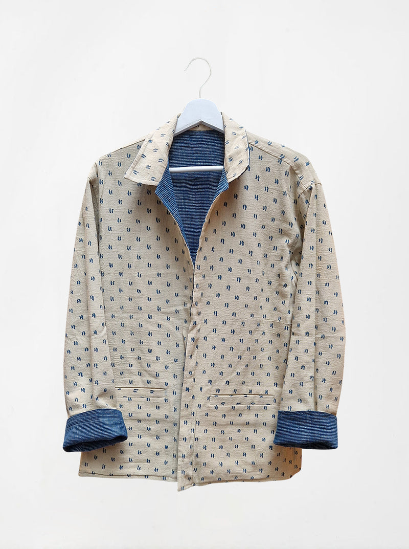 kala cotton reversible jacket sample