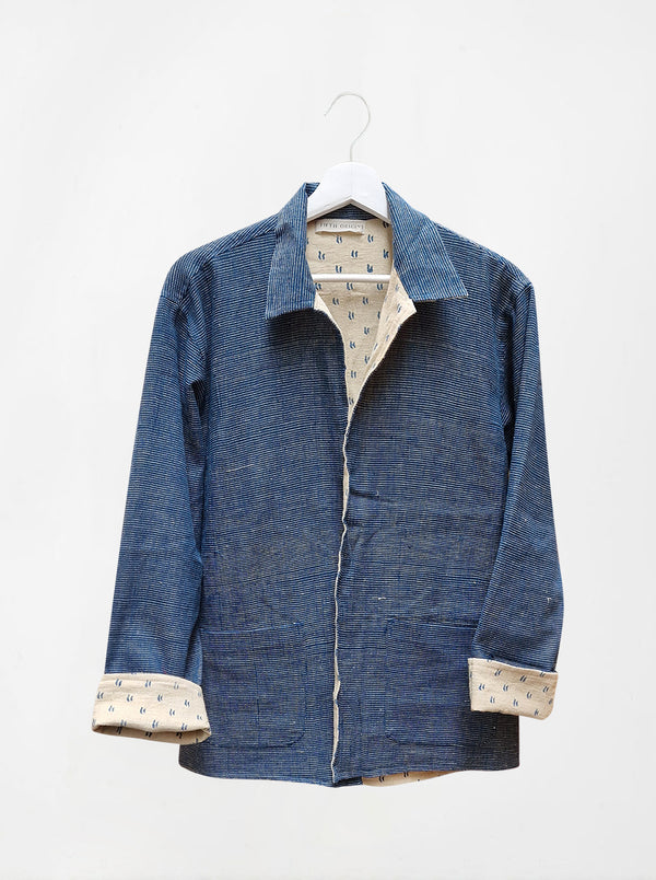 kala cotton reversible jacket sample