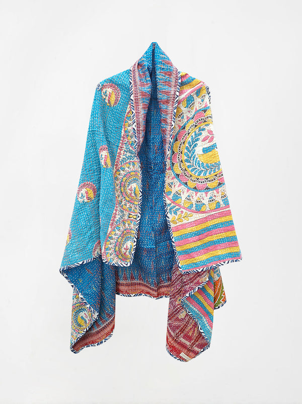 kantha vintage silk cape radha