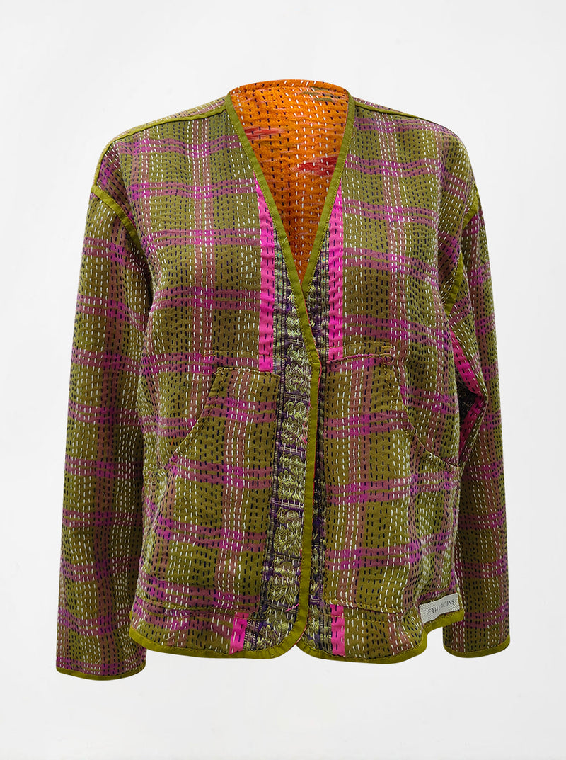 kantha vintage reversible vest shree (resha)