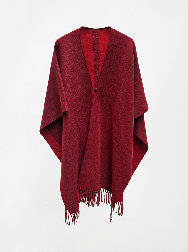 reversible chunky wool wine sample