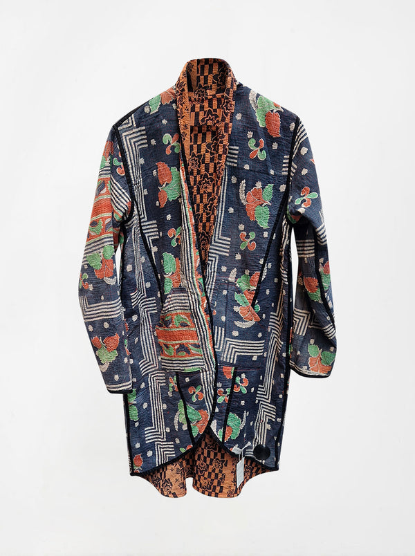 kantha vintage coat long radhe