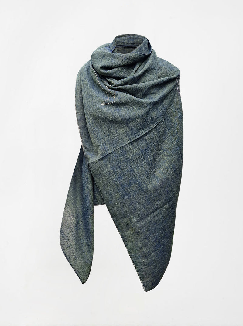 cape infinity duo kala organic cotton single layer green