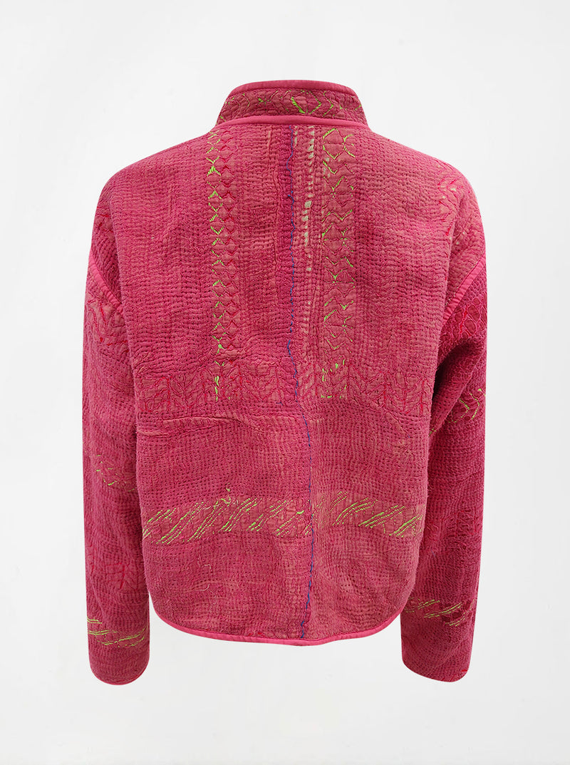 kantha vintage crop jacket meera (shravan)