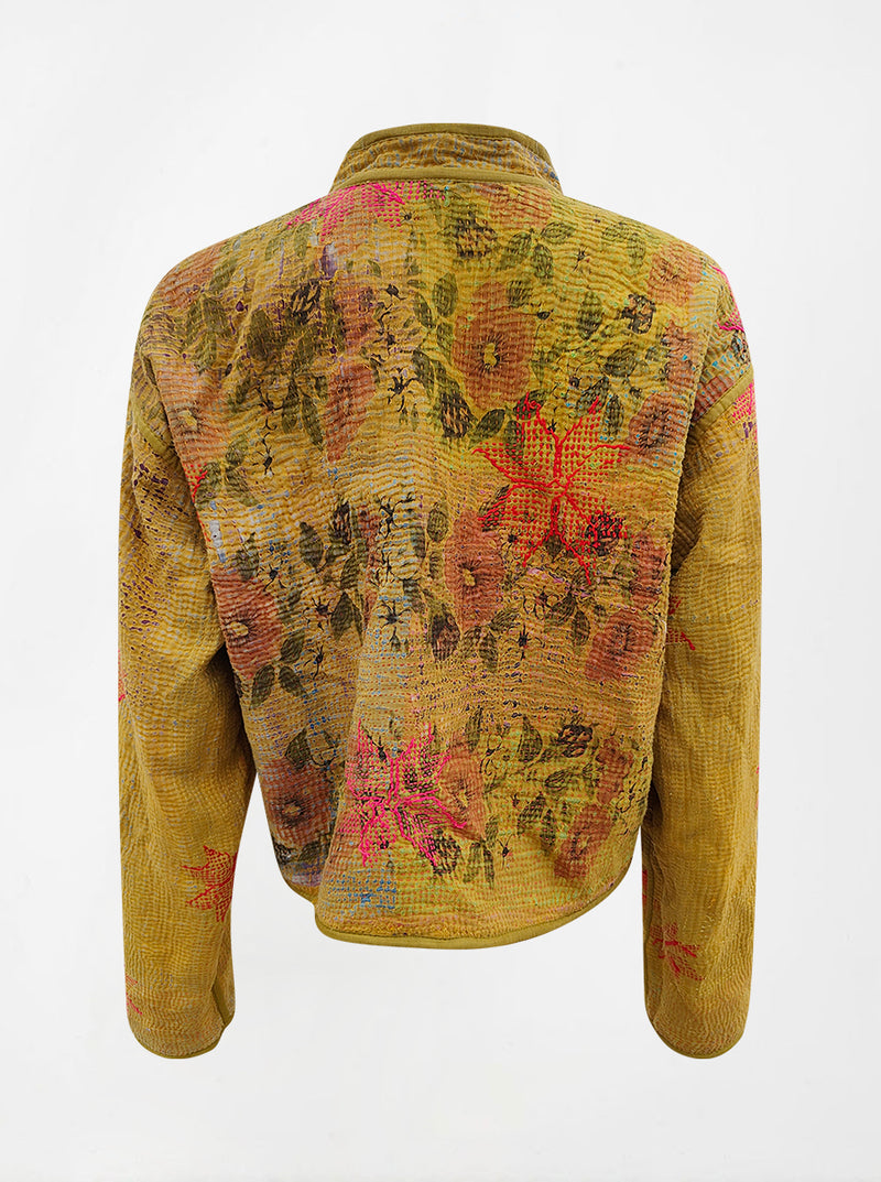 kantha vintage crop jacket  reema (shravan)