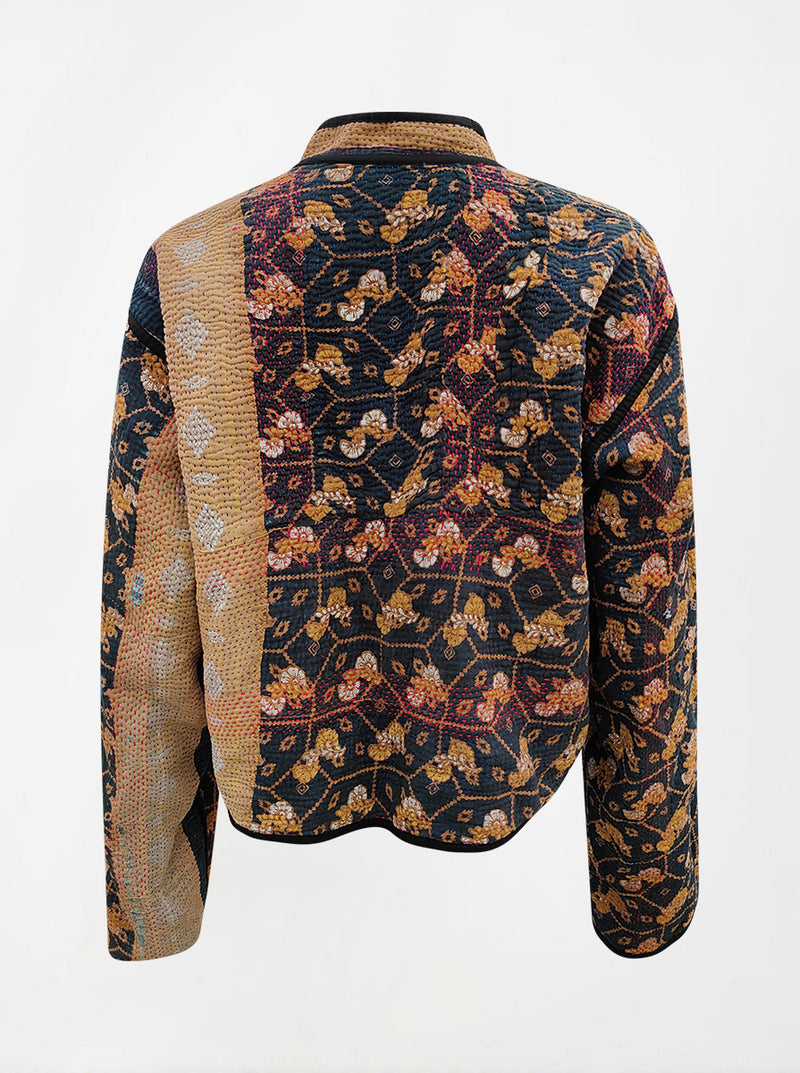 kantha vintage crop jacket seema (shravan)