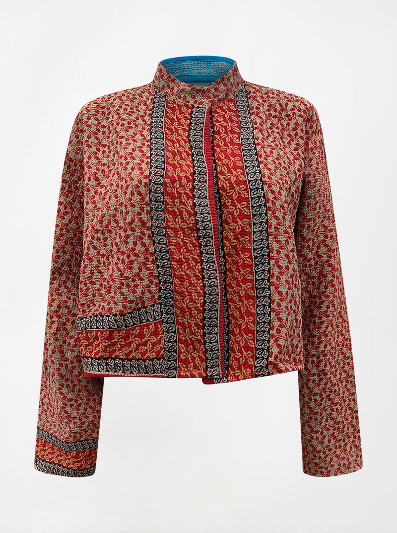 kantha vintage crop jacket shona (shravan)