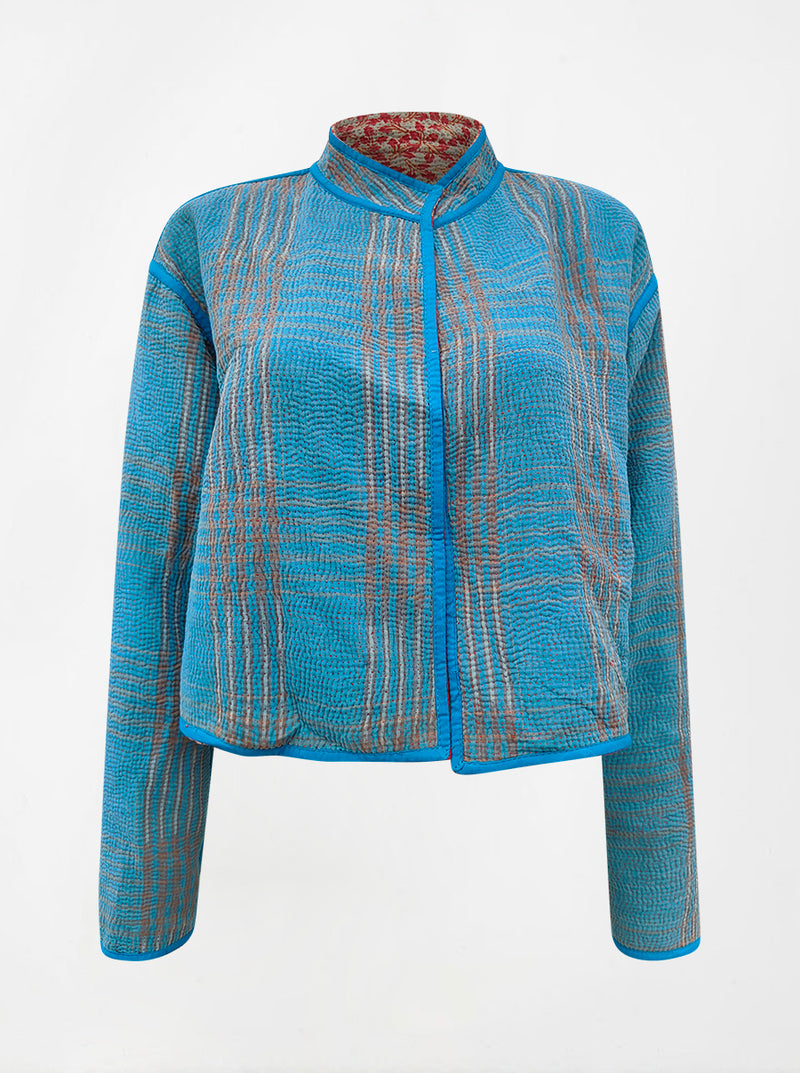 kantha vintage crop jacket shona (shravan)
