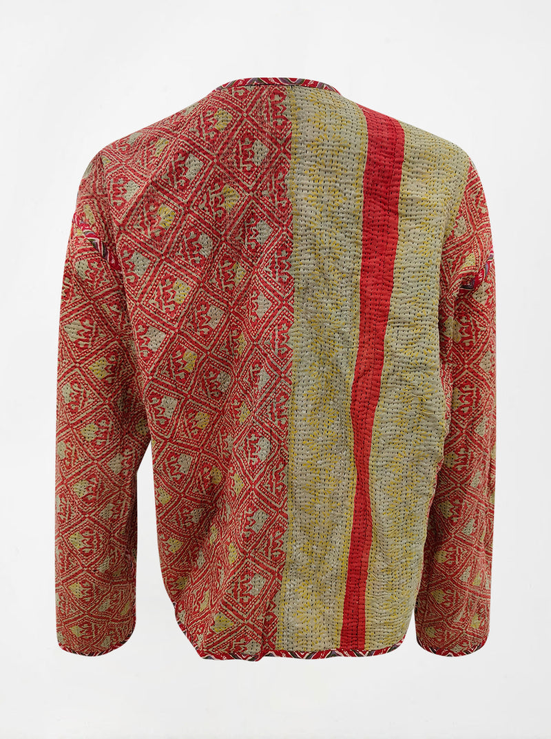 kantha vintage vest with sleeves sunita (shravan)