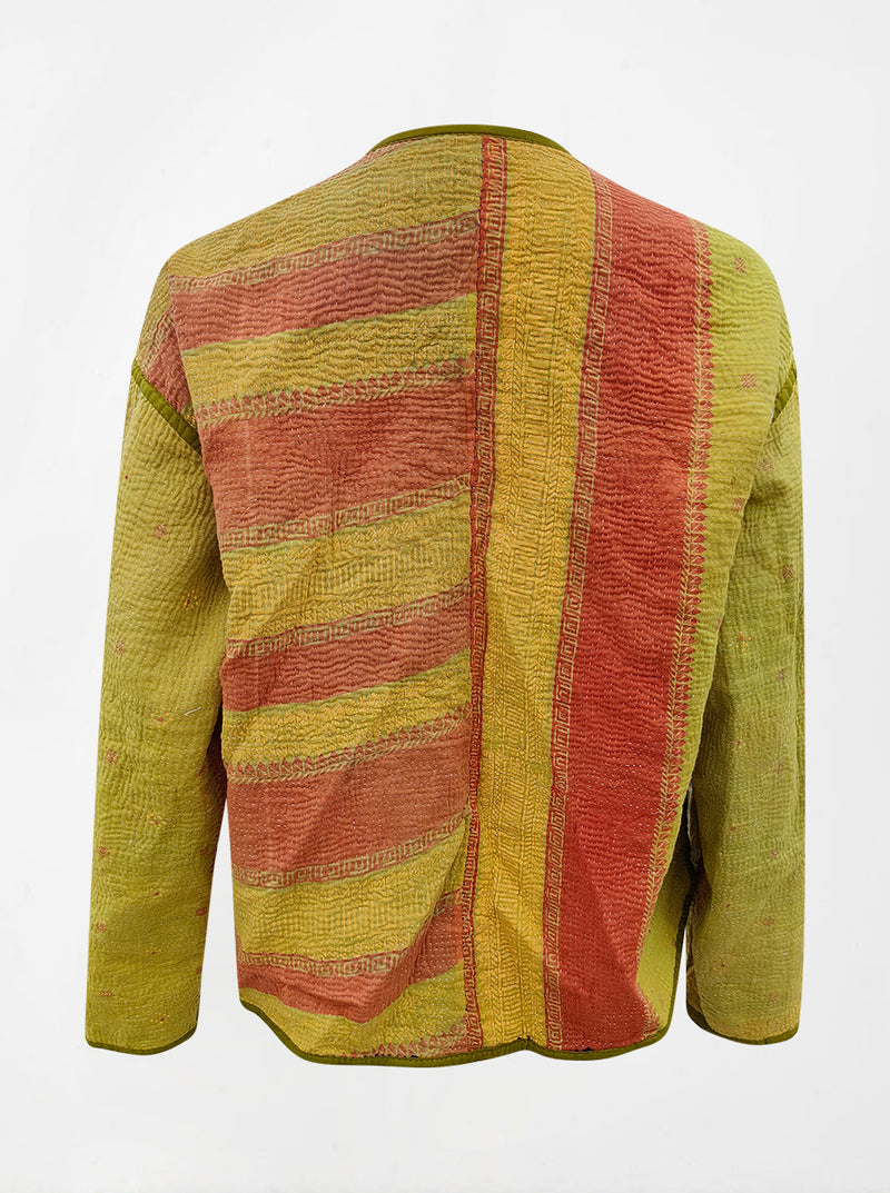 kantha vintage vest with sleeves ruchika (shravan)