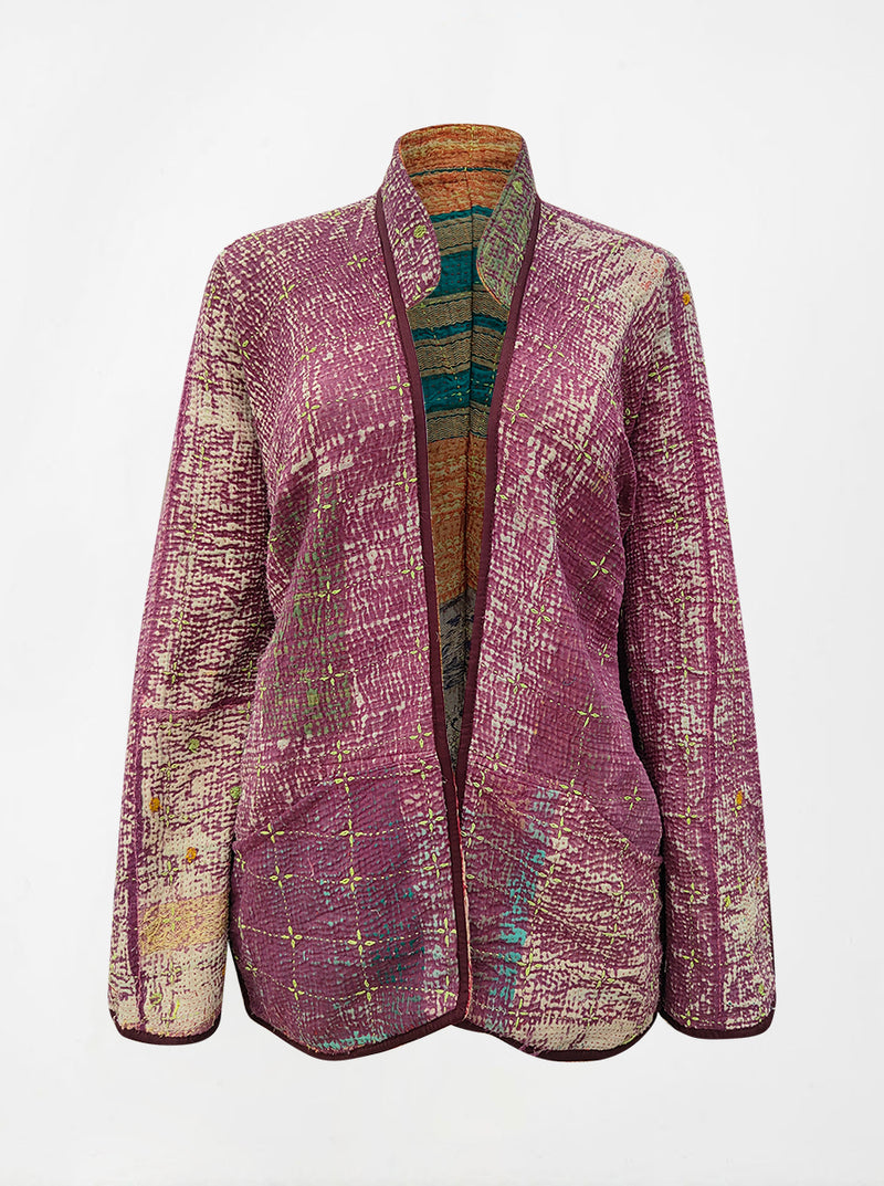 kantha vintage short jacket laveena (shravan)