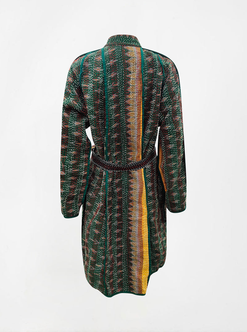 kantha vintage silk dress kanya (M)