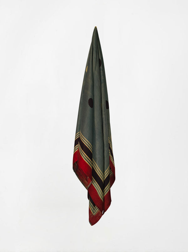 dot ajarakh silk shawl