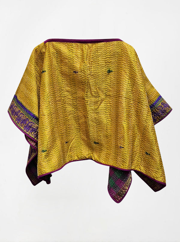 kantha vintage poncho sample 3