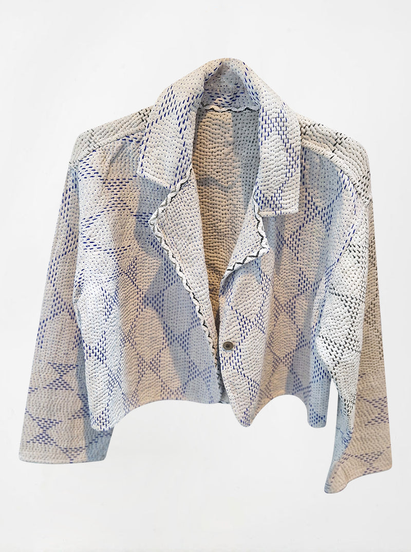 kantha vintage crop jacket raji (boutique)