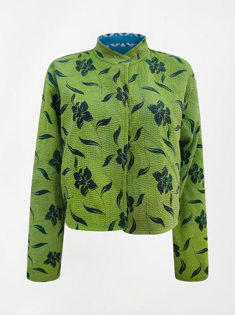 kantha vintage crop jacket rashmi (Zinda)